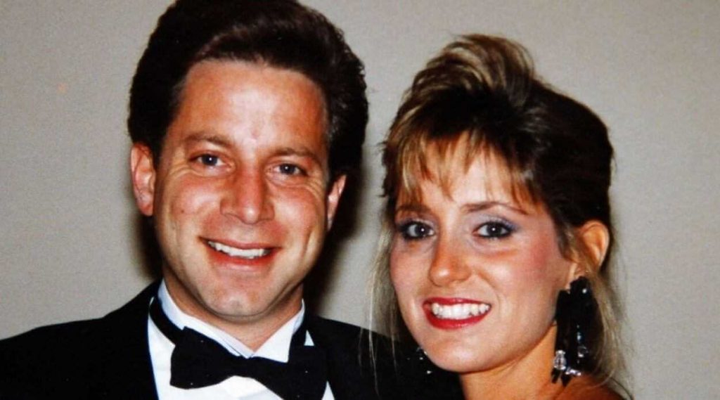 Denise Lombardo with her husband 